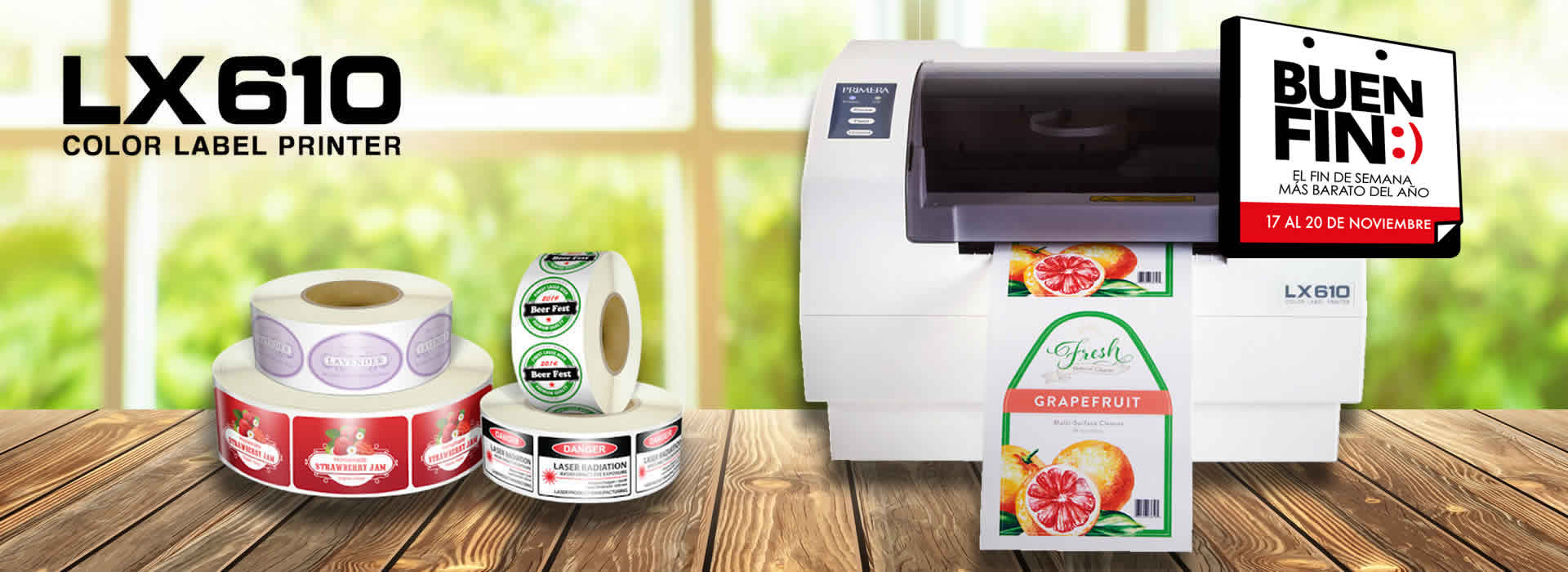 PRIMERA LX610 Impresora de etiquetas a color con plotter / cortador. |  TELSA Mayorista
